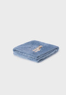 Faux Fur Blanket - Blue