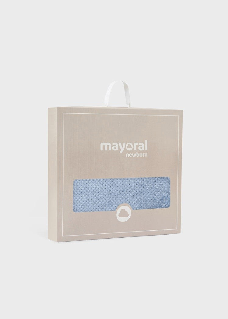 Faux Fur Blanket - Blue