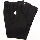 Half Elastic Trouser - Black
