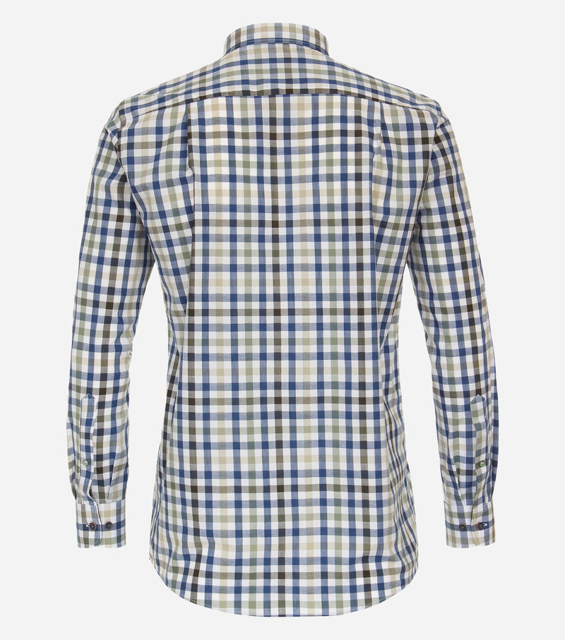 Comfort Fit Check Shirt - Green