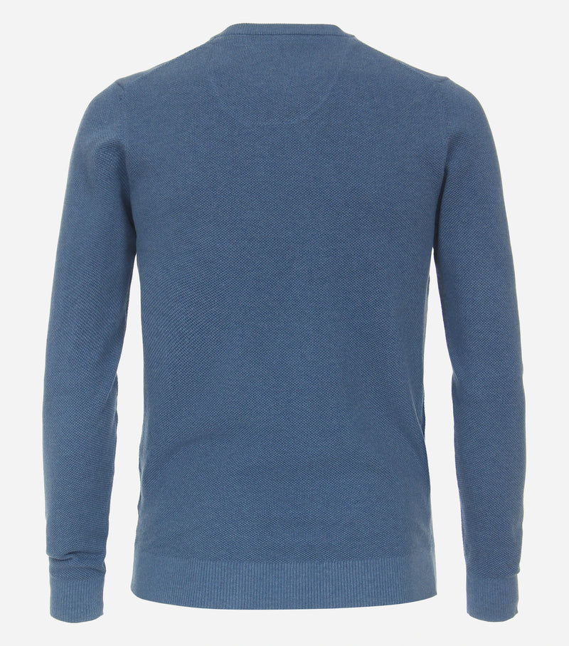 V Neck Jumper - Blue 121