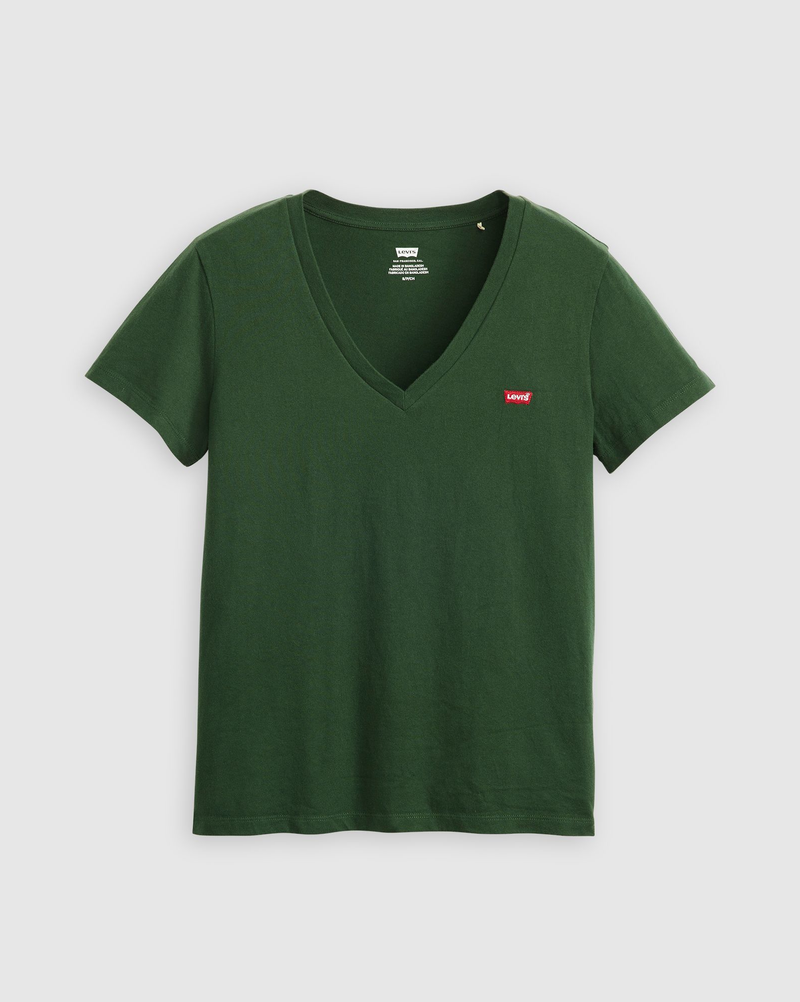 Long Sleece V Neck T-Shirt - Mountain View