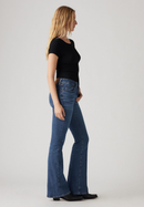 726 High Rise Flare - Blue Wave Mid