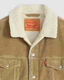 Denim Sherpa Jacket - Timber Wolf