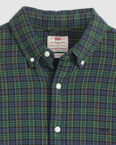 Authentic Button Down Check Shirt - Jordan Plaid Star Sapphire