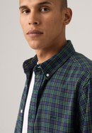 Authentic Button Down Check Shirt - Jordan Plaid Star Sapphire
