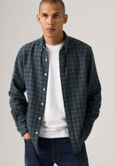 Authentic Button Down Check Shirt - Jordan Plaid Star Sapphire