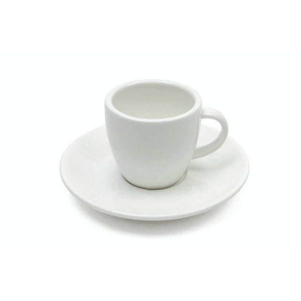 White Basics Round Demi Cup & Saucer
