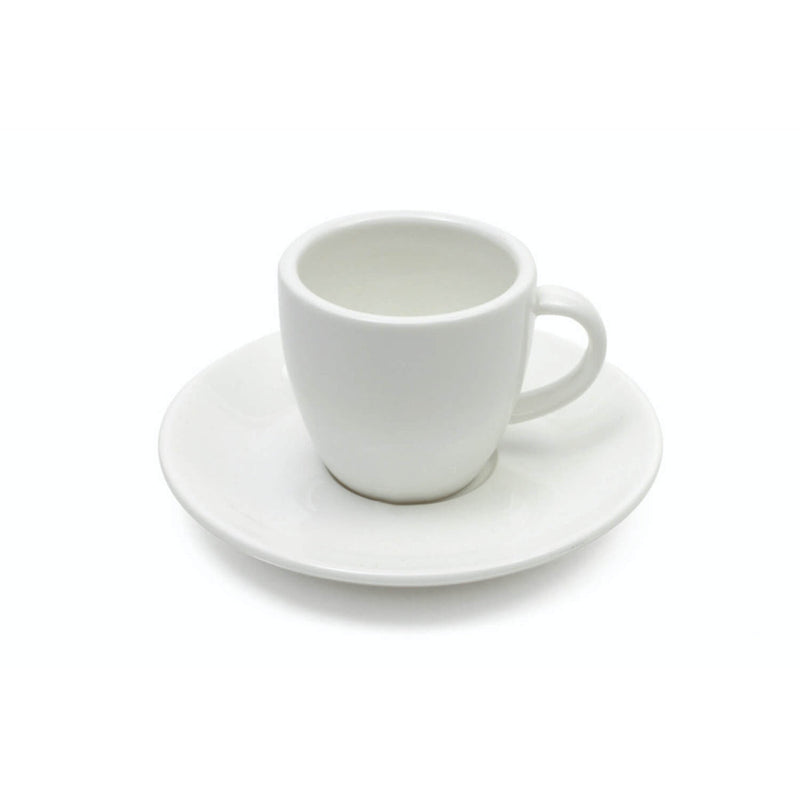 White Basics Round Demi Cup & Saucer