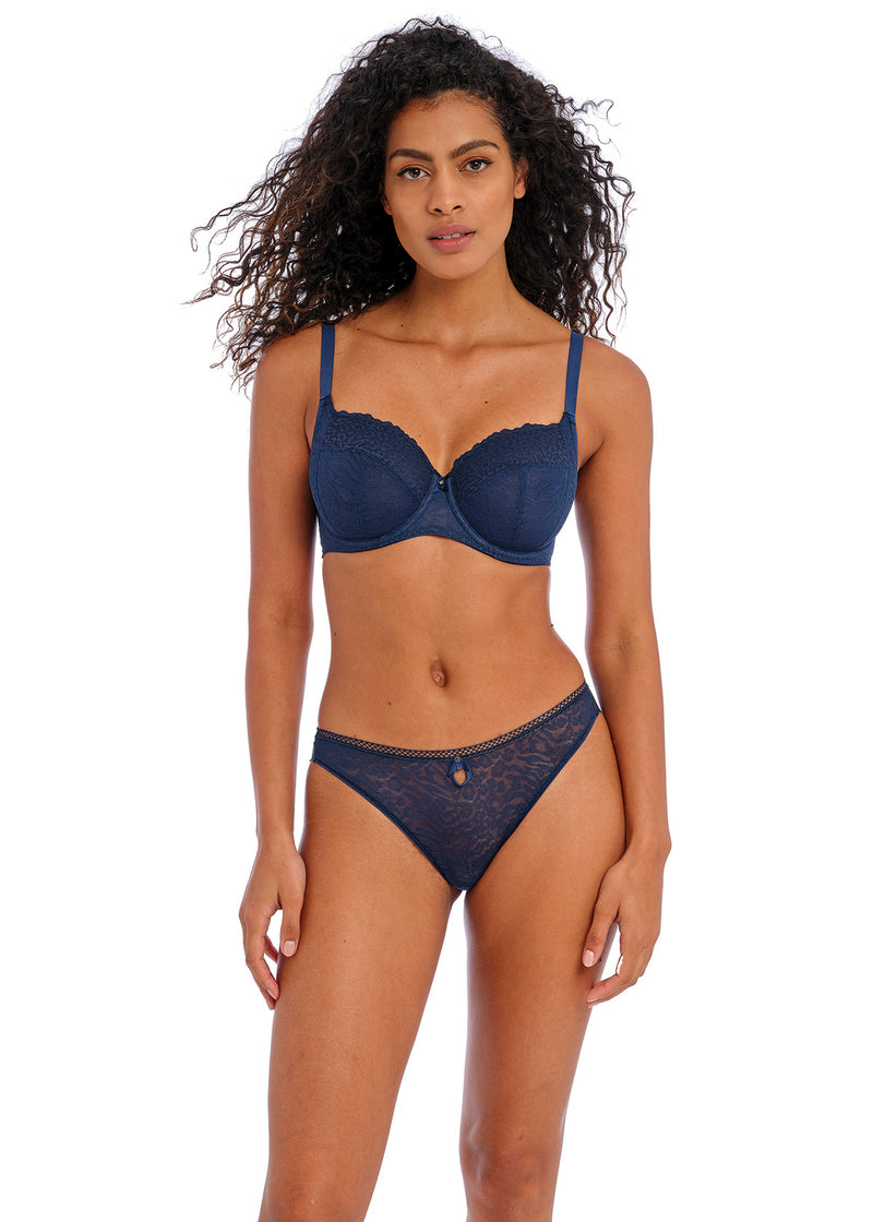 Catwalk Uw Side Support Bra - Midnight
