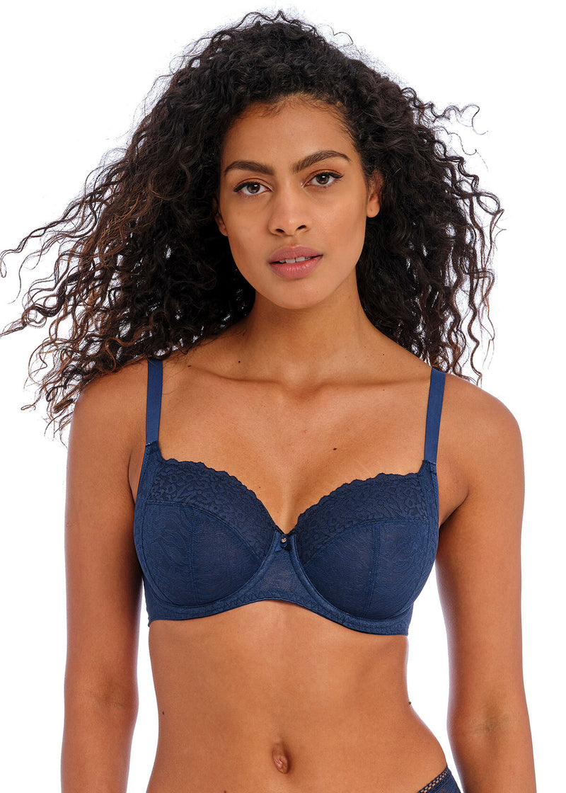 Catwalk Uw Side Support Bra - Midnight