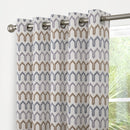 Arcadia Readymade Eyelet Curtains - Natural