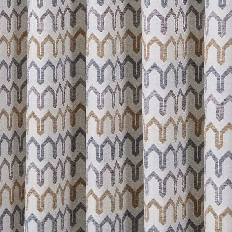 Arcadia Readymade Eyelet Curtains - Natural