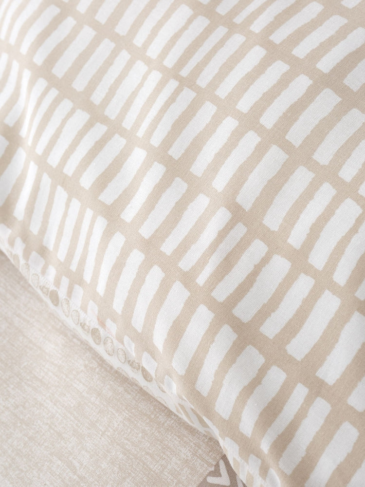 Larsson Geo Duvet Cover Set - Natural