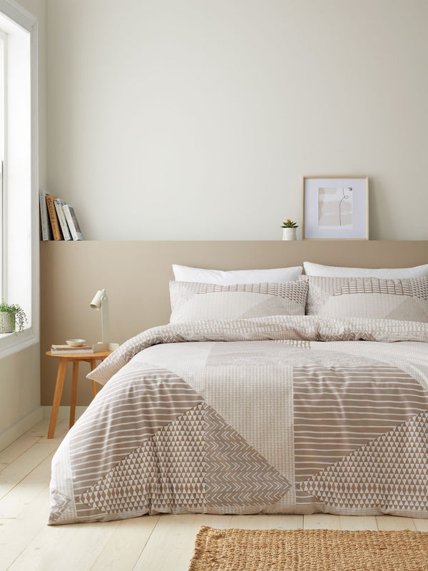Larsson Geo Duvet Cover Set - Natural