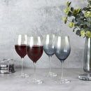 4 Piece Wine Glass Set Blue