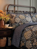 Evelina Navy Duvet Cover Set - Navy