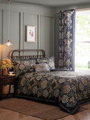 Evelina Navy Duvet Cover Set - Navy