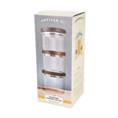Artisan Street Set Of 3 Stacking Storage Jars
