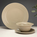 Artisan Street Leaf 12 Piece Dinner Set - Stone