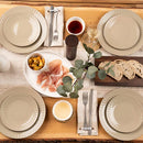 Artisan Street Leaf 12 Piece Dinner Set - Stone