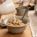 Artisan Street Leaf Mug - Stone