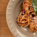 Artisan Street Leaf Pasta Bowl - Stone