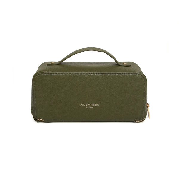Mini Train Case - Olive