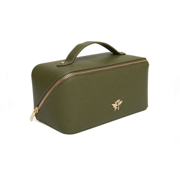 Mini Train Case - Olive