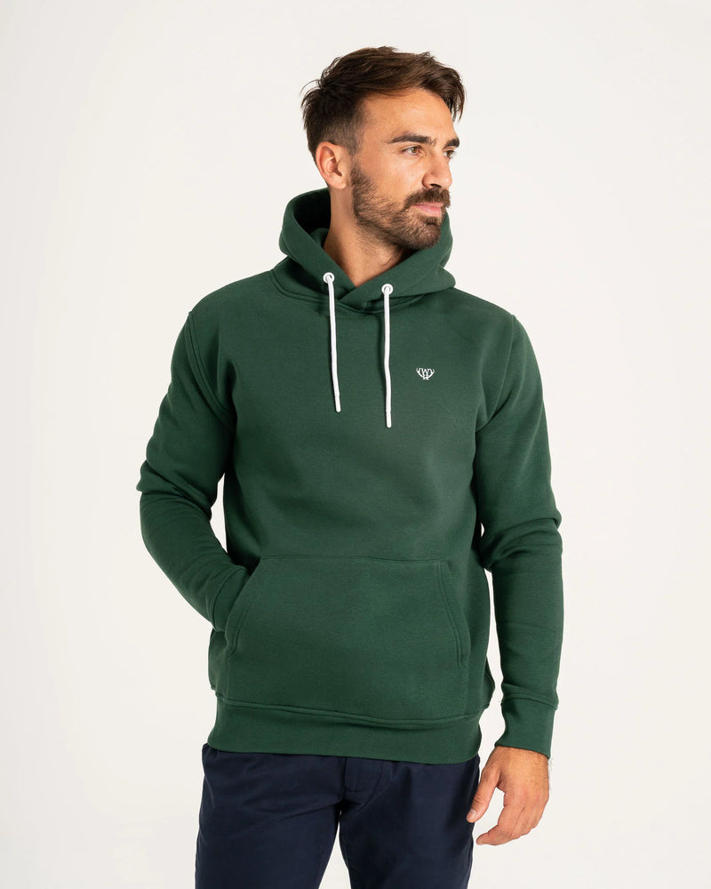 Understated Hoodie - Hunter Green