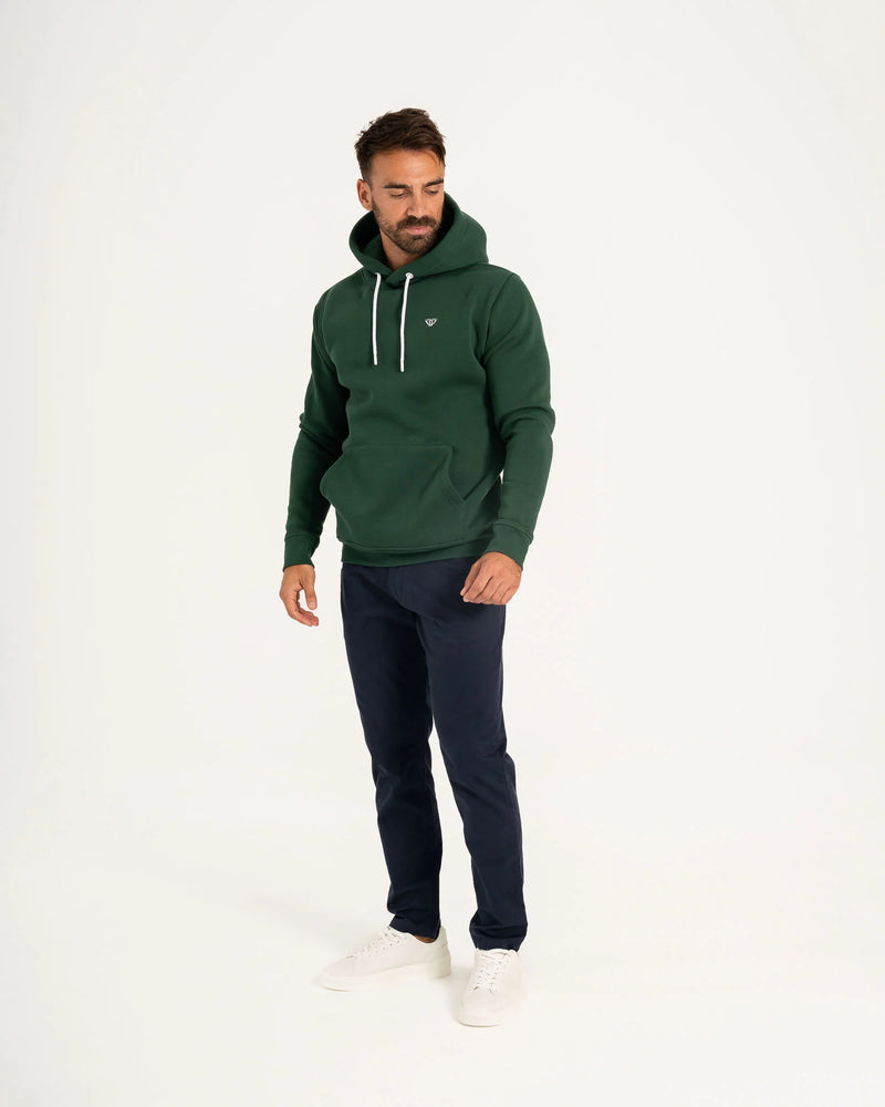 Understated Hoodie - Hunter Green