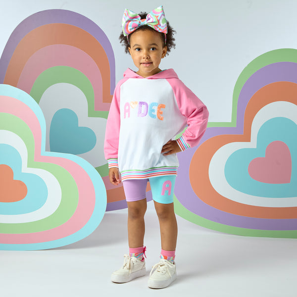 Eloise Hoody Cycling Set - Bright White