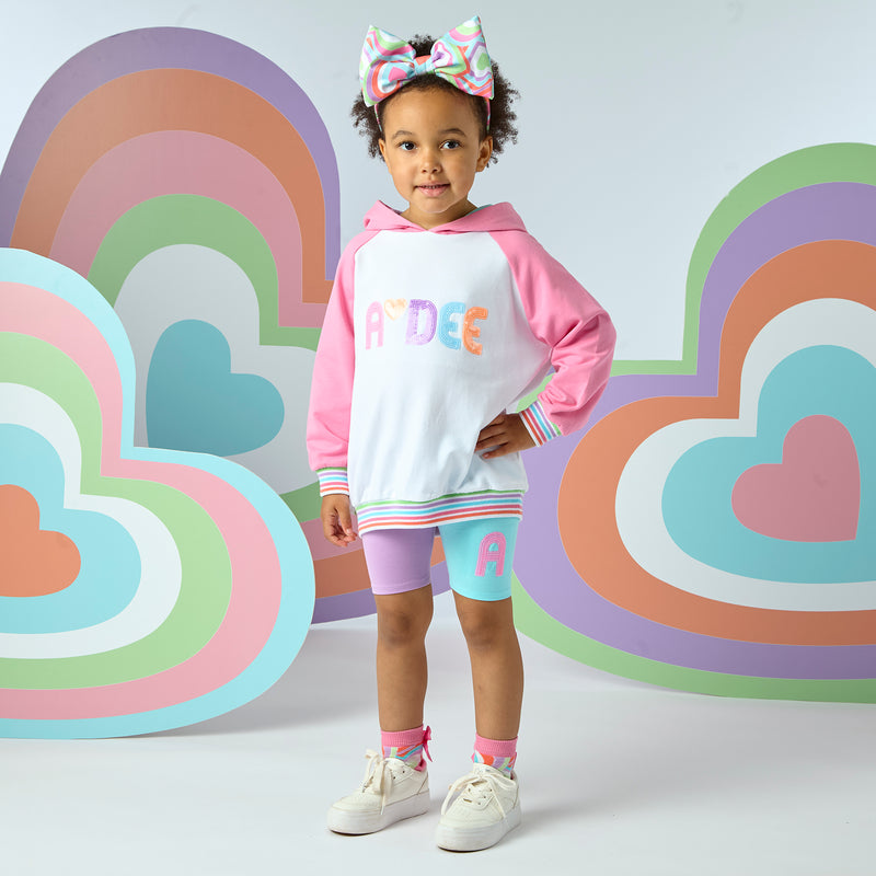 Eloise Hoody Cycling Set - Bright White