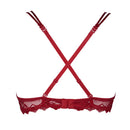 After Eden Gel Lace Bra - Red
