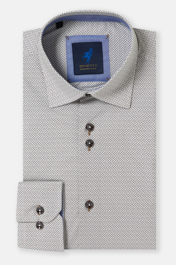 Alex Long Sleeve Shirt - Coffee