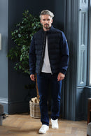 Alton Hybrid Jacket - Navy