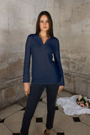 Anna Layering Shirt - Navy