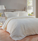 Broderie Balmoral Throw - Ecru