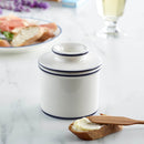Le Bistro Bell White /Blue Trim
