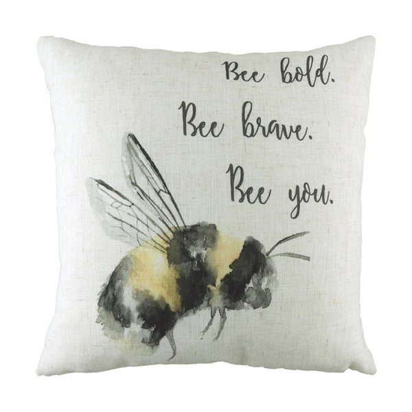 Bee You Printed Cushion 43x43cm