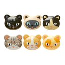 Set of 6 Cat Bag Clips