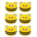 Set of 6 Bee Bag Clips