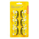 Set of 6 Bee Bag Clips
