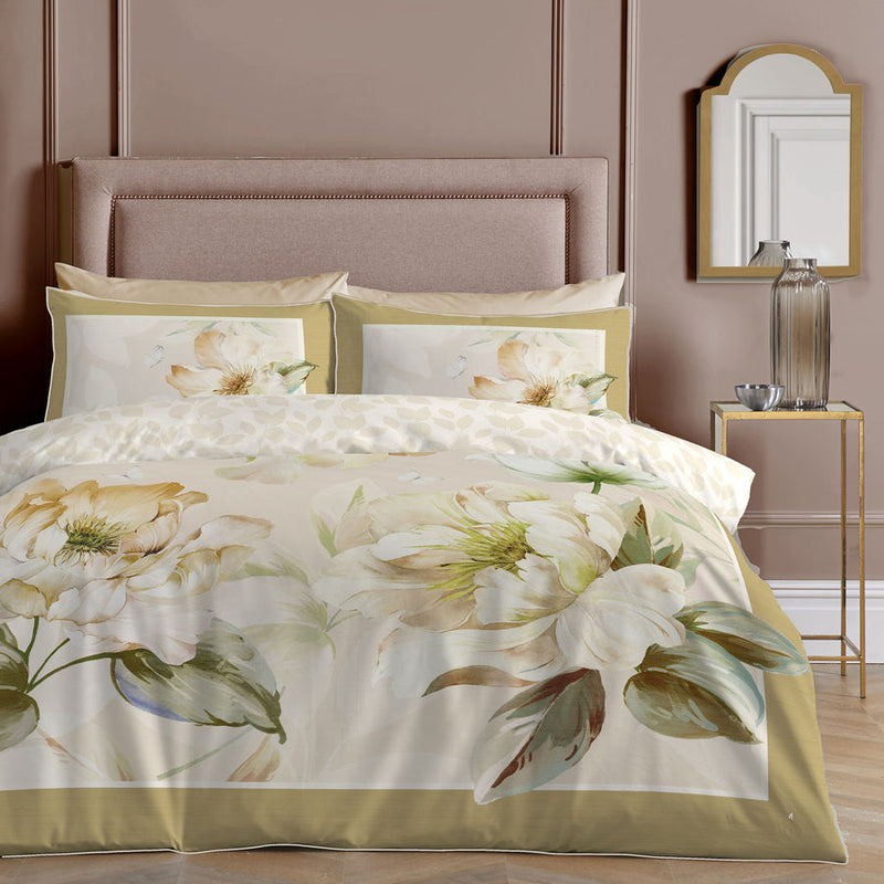 Brielle Gold Duvet Cover Set - Gold