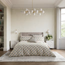 Harun Duvet Cover Set - Charcoal/Tan