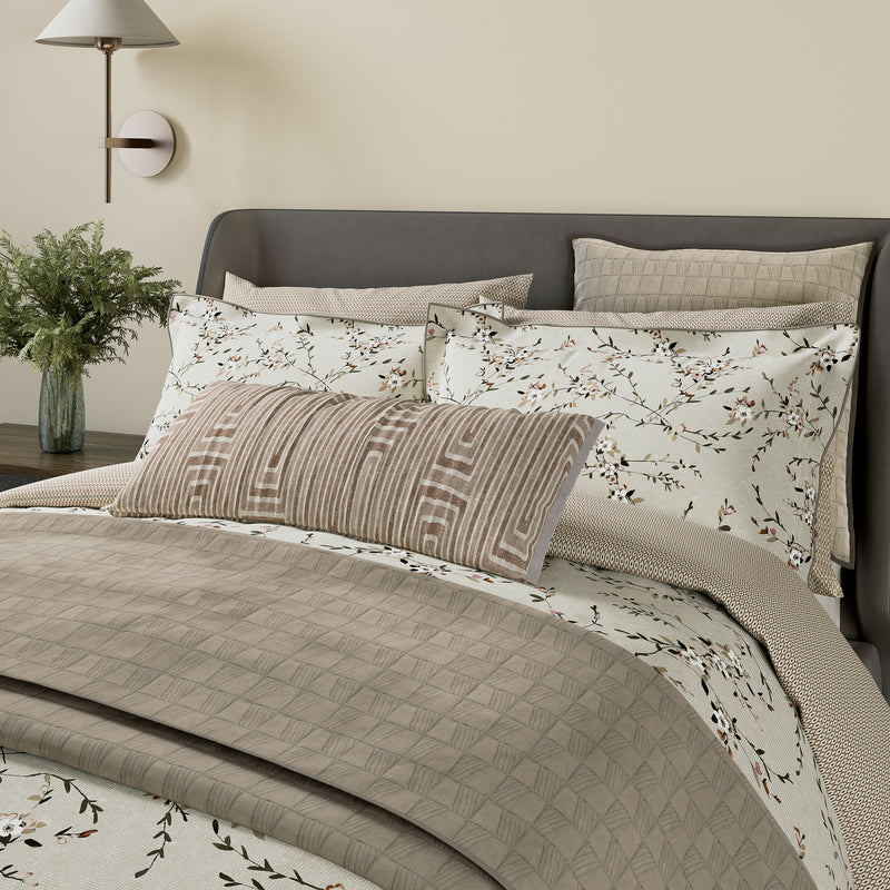 Rana Duvet Cover Set -  Warm Grey