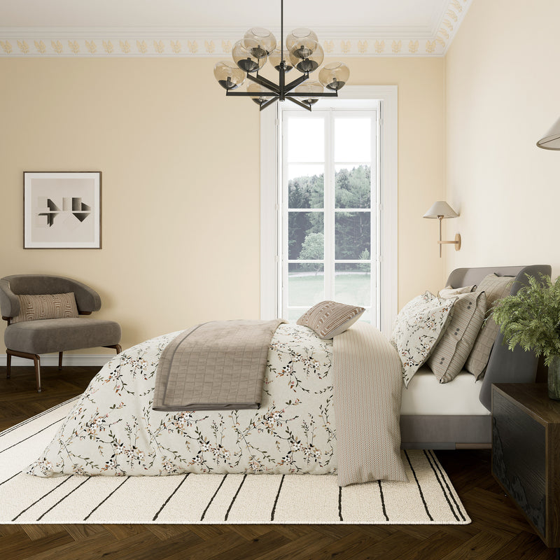 Rana Duvet Cover Set -  Warm Grey