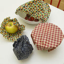Reusable Beeswax Wraps Gingham