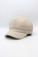 Viscose Bakerboy Hat - Beige