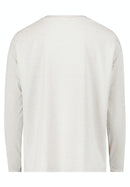 Bateau Neck Print Top - Beige/black